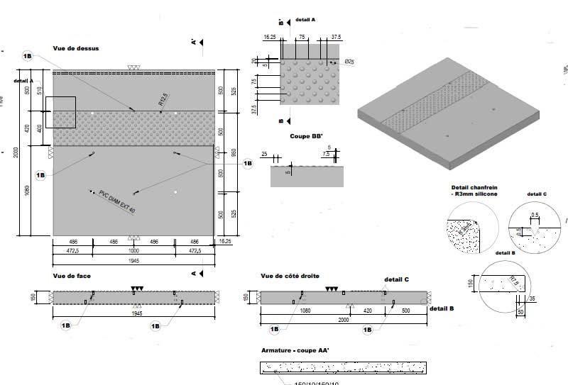 tactile slabs